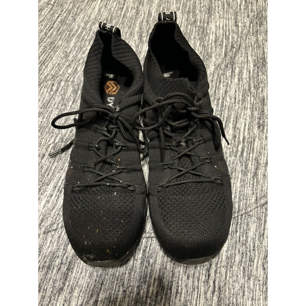 Dykhmily Unisex Safety Toe Work Shoe Sneakers Knit Gray Size 9.5